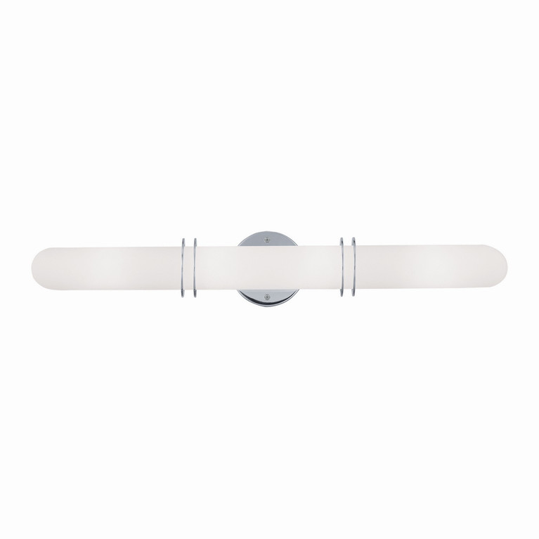 Livex Lighting - 1904-05 - Four Light Bath Vanity - Pelham - Polished Chrome