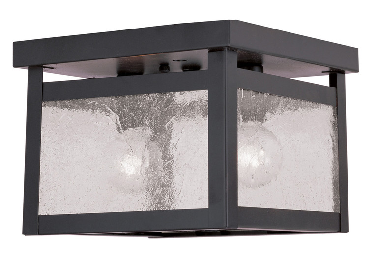 Livex Lighting - 4051-07 - Two Light Ceiling Mount - Milford - Bronze