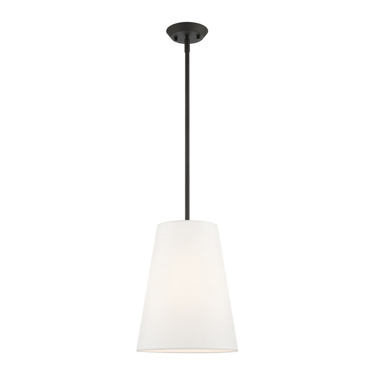 Livex Lighting - 40567-04 - One Light Pendant - Prato - Black