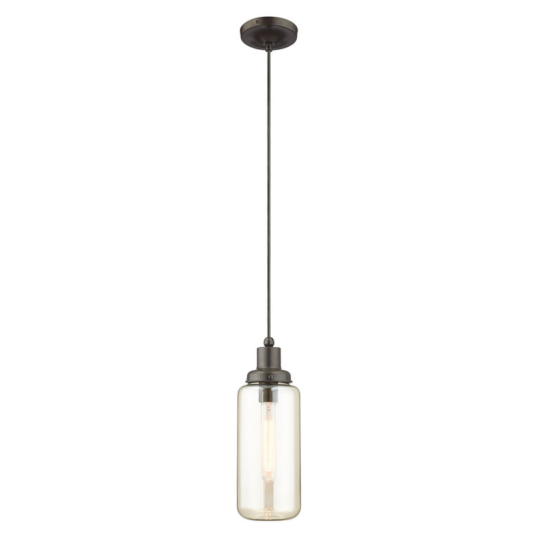 Livex Lighting - 40634-92 - One Light Mini Pendant - Oakhurst - English Bronze