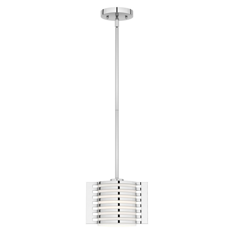 Livex Lighting - 41031-05 - One Light Mini Pendant - Hilliard - Polished Chrome