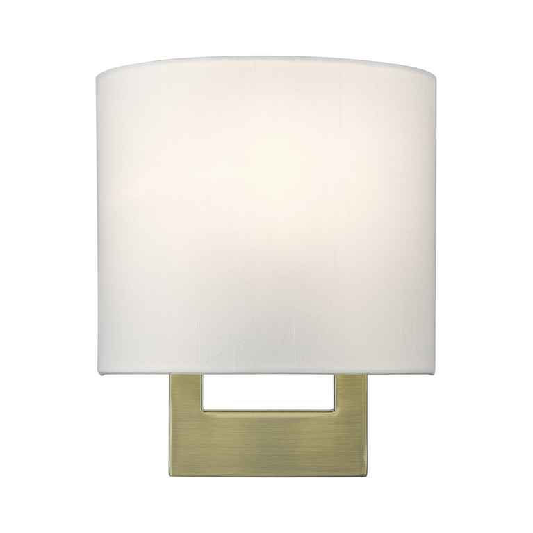 Livex Lighting - 42400-01 - One Light Wall Sconce - ADA Wall Sconces - Antique Brass