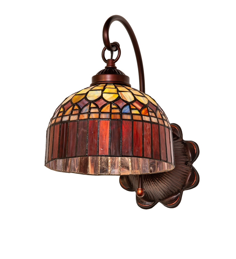 Meyda Tiffany - 18689 - One Light Wall Sconce - Tiffany Candice - Mahogany Bronze Mahogany Bronze