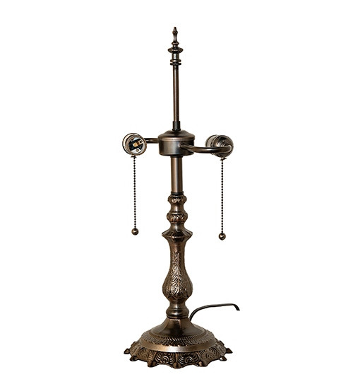 Meyda Tiffany - 19041 - Two Light Table Base - Classic - Mahogany Bronze