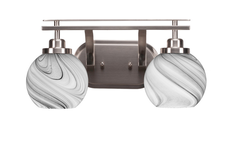 Toltec Lighting - 2612-BN-4109 - Two Light Bath Bar - Odyssey - Brushed Nickel