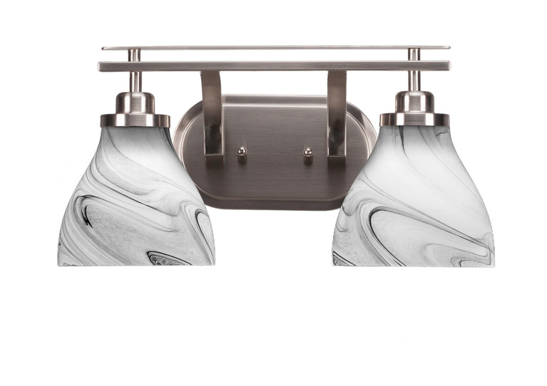 Toltec Lighting - 2612-BN-4769 - Two Light Bath Bar - Odyssey - Brushed Nickel