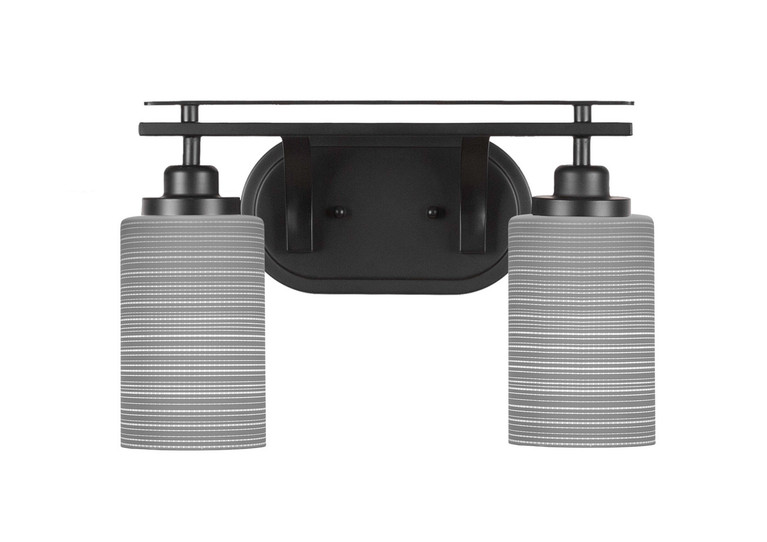 Toltec Lighting - 2612-MB-4062 - Two Light Bath Bar - Odyssey - Matte Black