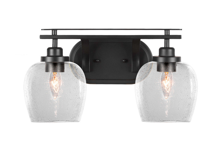 Toltec Lighting - 2612-MB-4810 - Two Light Bath Bar - Odyssey - Matte Black