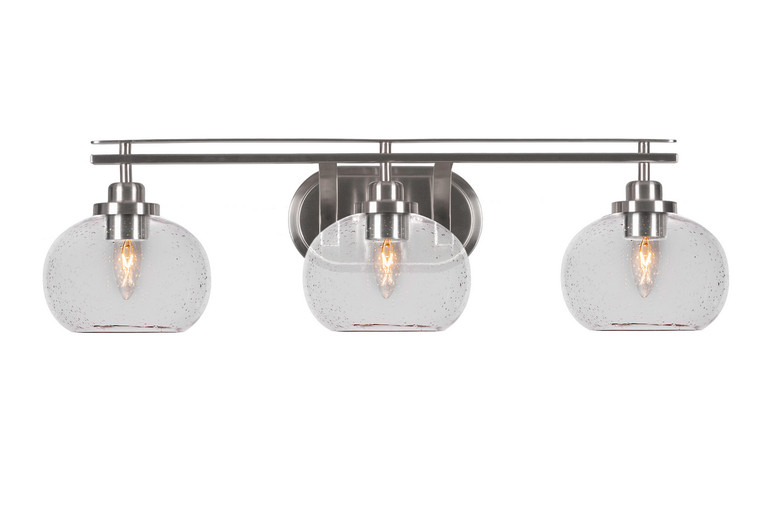Toltec Lighting - 2613-BN-202 - Three Light Bath Bar - Odyssey - Brushed Nickel