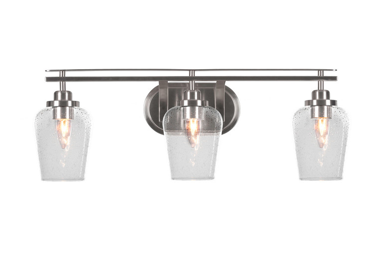 Toltec Lighting - 2613-BN-210 - Three Light Bath Bar - Odyssey - Brushed Nickel