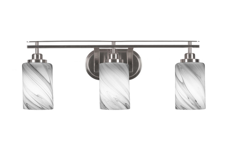 Toltec Lighting - 2613-BN-3009 - Three Light Bath Bar - Odyssey - Brushed Nickel