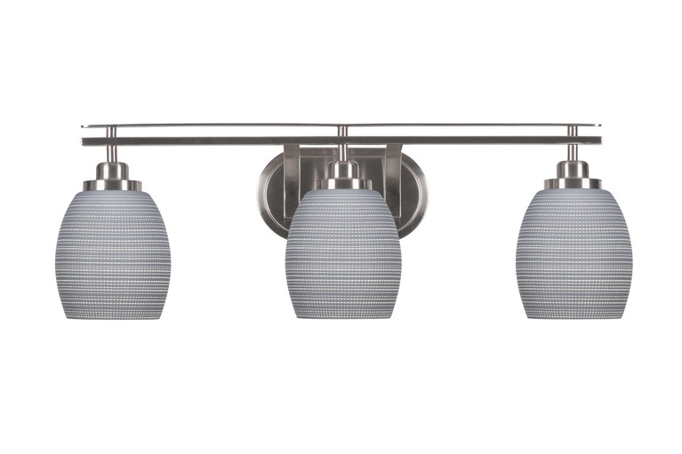 Toltec Lighting - 2613-BN-4022 - Three Light Bath Bar - Odyssey - Brushed Nickel