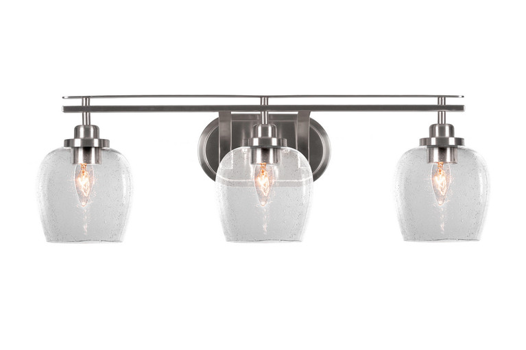 Toltec Lighting - 2613-BN-4810 - Three Light Bath Bar - Odyssey - Brushed Nickel