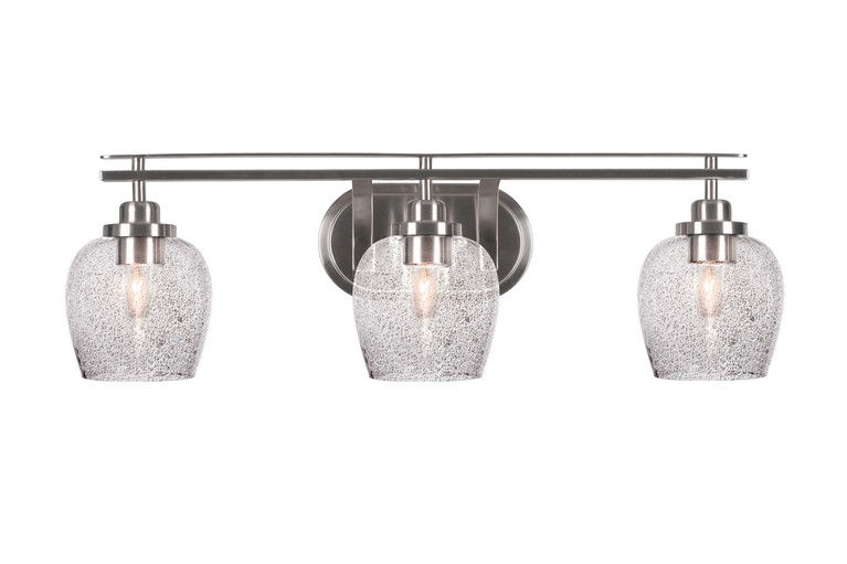 Toltec Lighting - 2613-BN-4812 - Three Light Bath Bar - Odyssey - Brushed Nickel