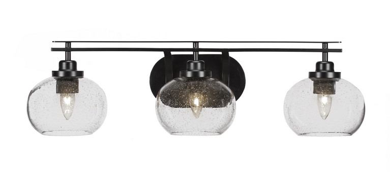 Toltec Lighting - 2613-MB-202 - Three Light Bath Bar - Odyssey - Matte Black