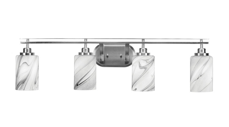 Toltec Lighting - 2614-BN-3009 - Four Light Bath Bar - Odyssey - Brushed Nickel