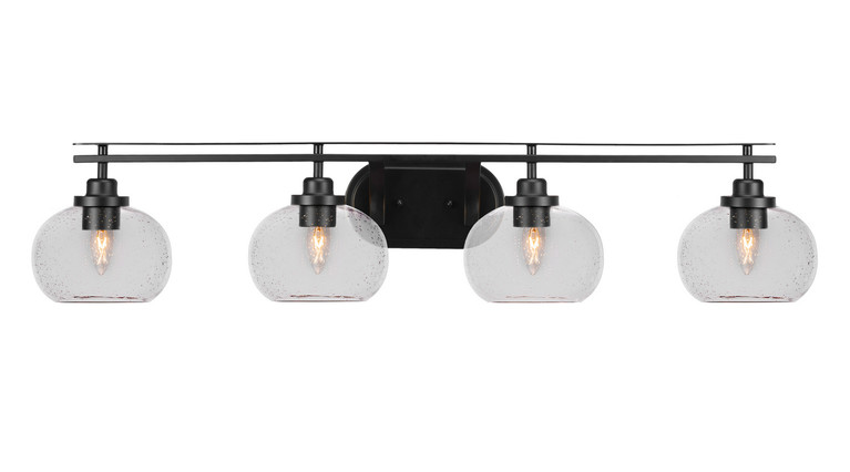 Toltec Lighting - 2614-MB-202 - Four Light Bath Bar - Odyssey - Matte Black