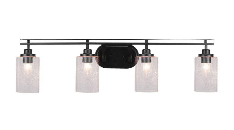 Toltec Lighting - 2614-MB-300 - Four Light Bath Bar - Odyssey - Matte Black