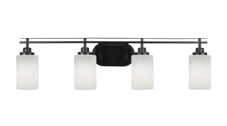 Toltec Lighting - 2614-MB-310 - Four Light Bath Bar - Odyssey - Matte Black