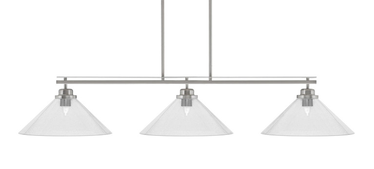 Toltec Lighting - 2633-BN-308 - Three Light Bar - Odyssey - Brushed Nickel