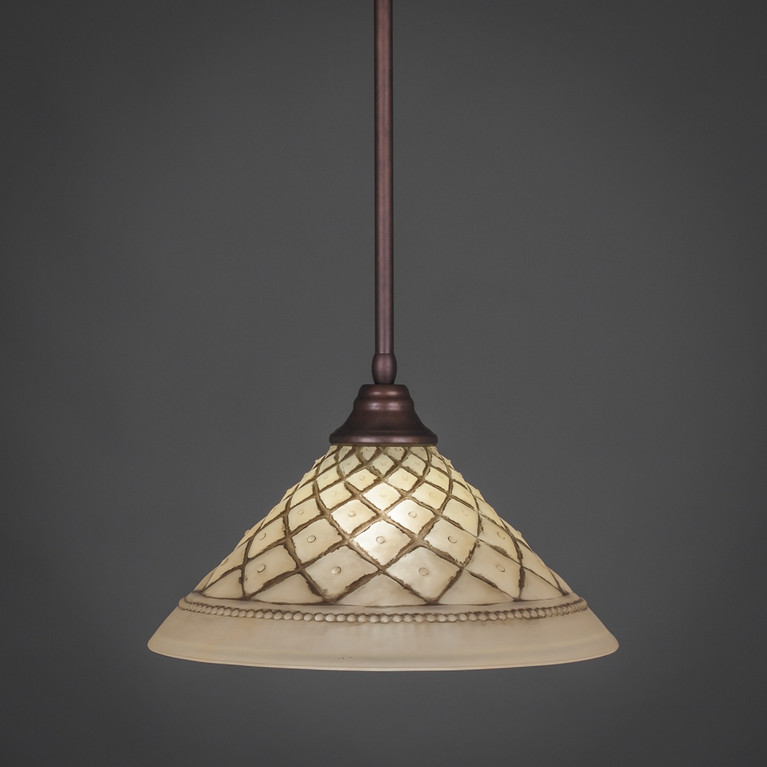 Toltec Lighting - 26-BRZ-718 - One Light Pendant - Stem - Bronze
