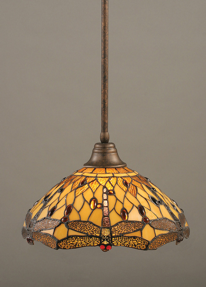 Toltec Lighting - 26-BRZ-946 - One Light Pendant - Stem - Bronze