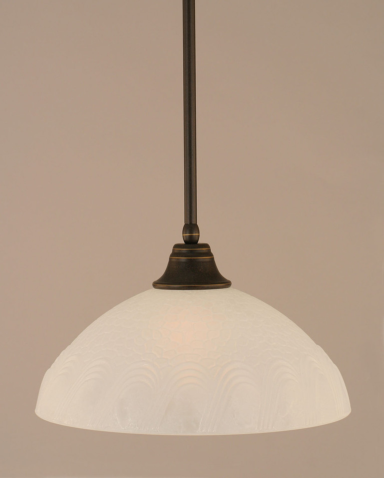 Toltec Lighting - 26-DG-5651 - One Light Pendant - Stem - Dark Granite