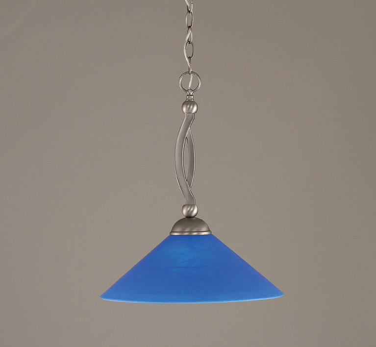 Toltec Lighting - 271-BN-415 - One Light Pendant - Bow - Brushed Nickel
