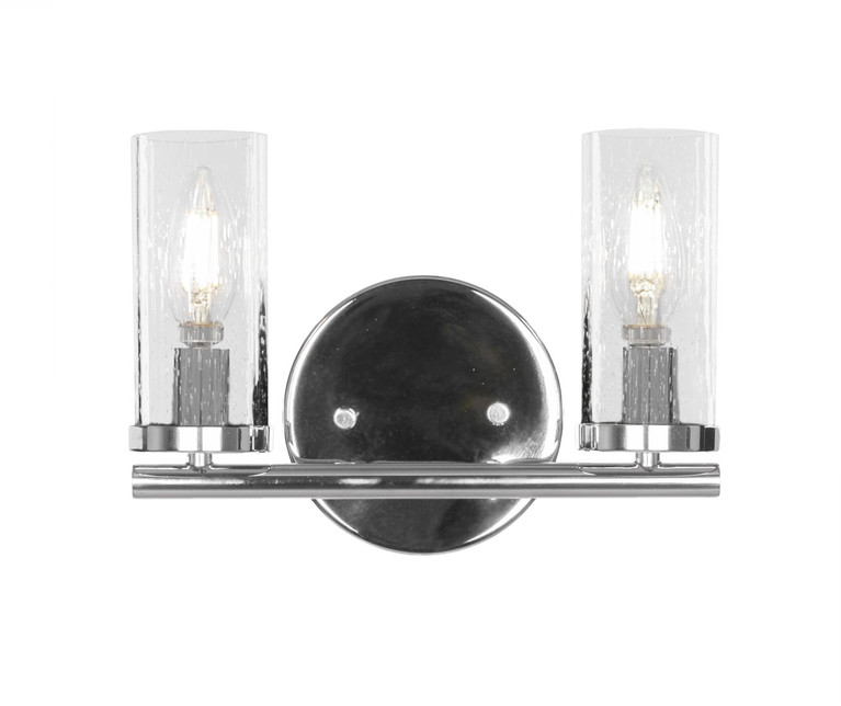 Toltec Lighting - 2812-CH-800B - Two Light Bath Bar - Trinity - Chrome