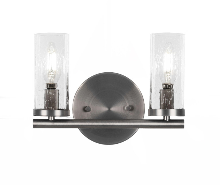 Toltec Lighting - 2812-GP-800B - Two Light Bath Bar - Trinity - Graphite