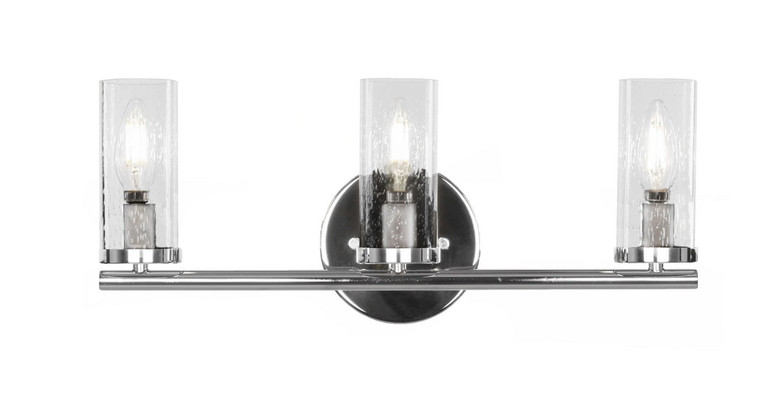 Toltec Lighting - 2813-CH-800B - Three Light Bath Bar - Trinity - Chrome