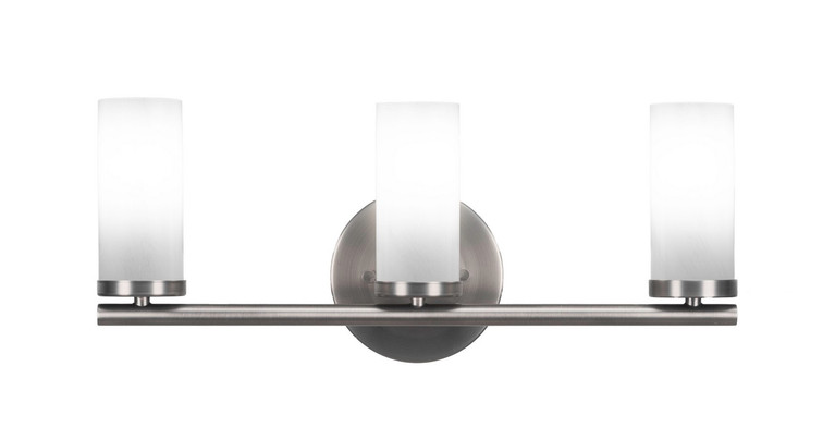 Toltec Lighting - 2813-GP-811B - Three Light Bath Bar - Trinity - Graphite