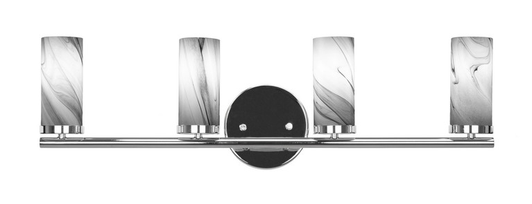 Toltec Lighting - 2814-CH-802B - Four Light Bath Bar - Trinity - Chrome