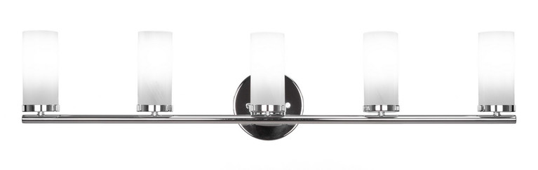 Toltec Lighting - 2815-CH-811B - Five Light Bath Bar - Trinity - Chrome