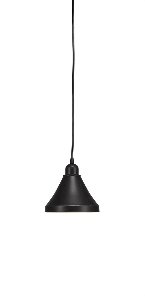 Toltec Lighting - 282-DG-410 - One Light Mini Pendant - Vintage - Dark Granite