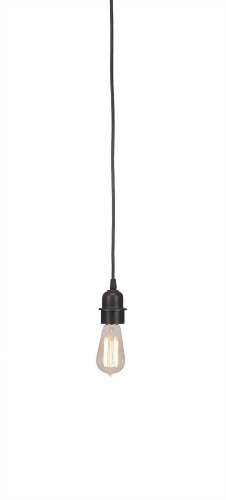 Toltec Lighting - 282-DG-AT18 - One Light Mini Pendant - Vintage - Dark Granite
