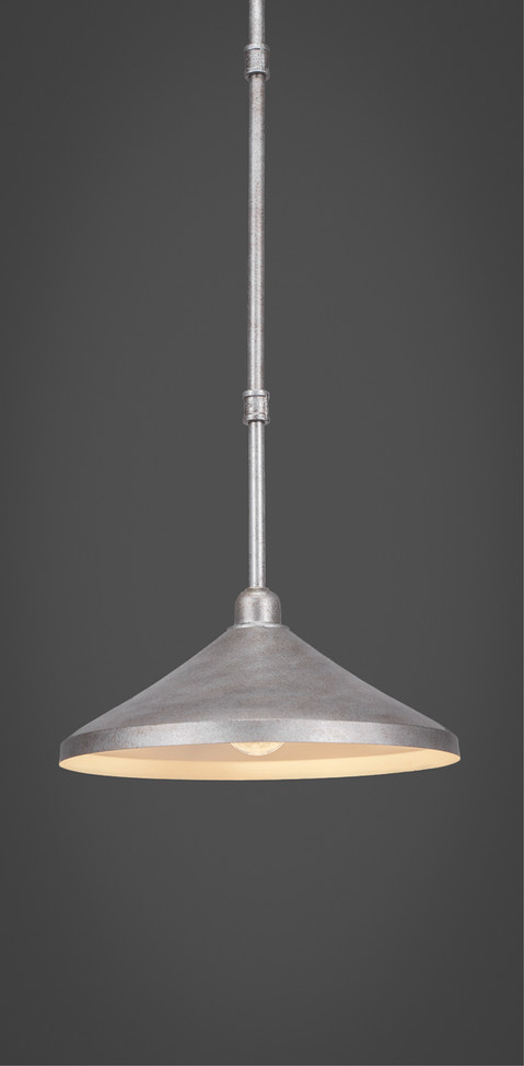 Toltec Lighting - 284-AS-422 - One Light Mini Pendant - Vintage - Aged Silver