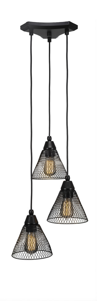 Toltec Lighting - 28-MB-805-LED18C - LED Mini Pendant - Europa - Matte Black
