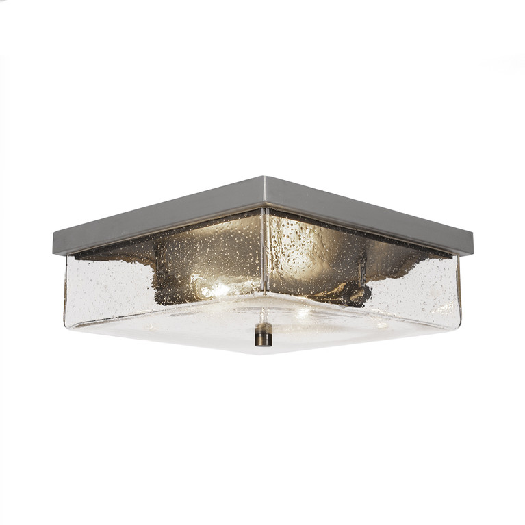 Toltec Lighting - 3029-GP-532 - Two Light Flush Mount - Nouvelle - Graphite