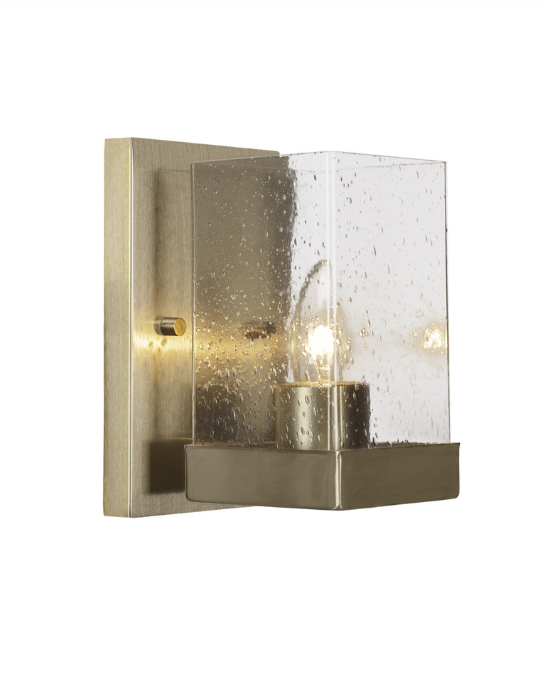 Toltec Lighting - 3121-NAB-530 - One Light Wall Sconce - Nouvelle - New Age Brass