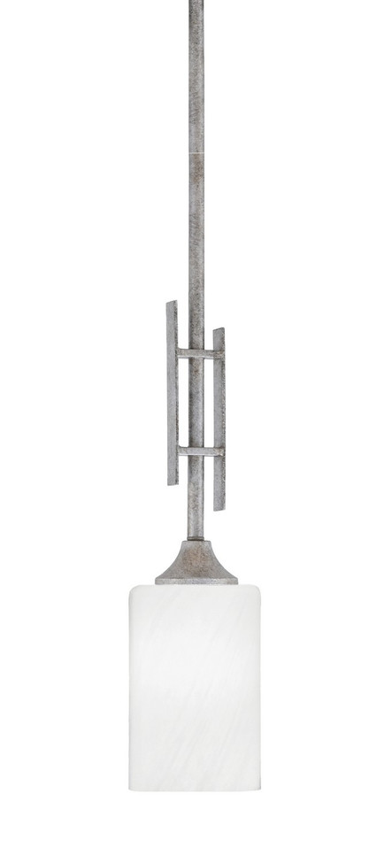 Toltec Lighting - 320-AS-3001 - One Light Mini Pendant - Uptowne - Aged Silver