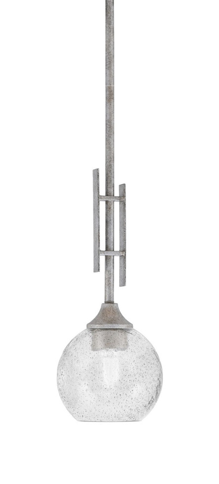 Toltec Lighting - 320-AS-4102 - One Light Mini Pendant - Uptowne - Aged Silver