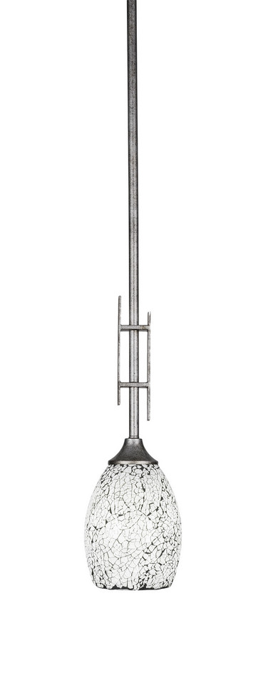 Toltec Lighting - 320-AS-4165 - One Light Mini Pendant - Uptowne - Aged Silver