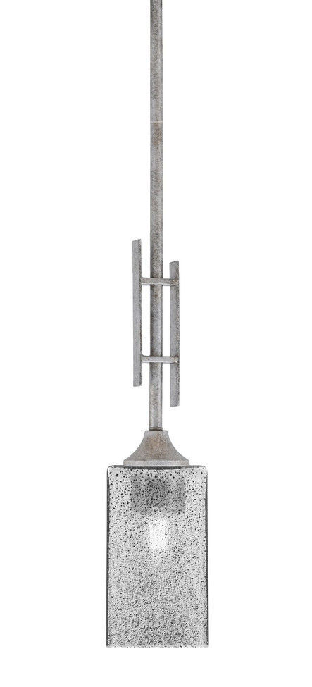 Toltec Lighting - 320-AS-542 - One Light Mini Pendant - Uptowne - Aged Silver