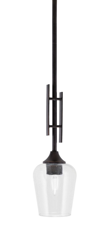 Toltec Lighting - 320-DG-210 - One Light Mini Pendant - Uptowne - Dark Granite