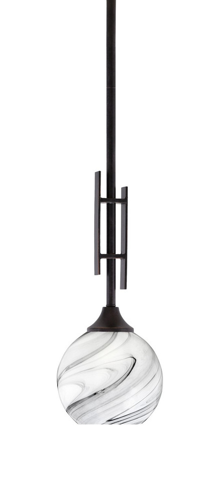 Toltec Lighting - 320-DG-4109 - One Light Mini Pendant - Uptowne - Dark Granite