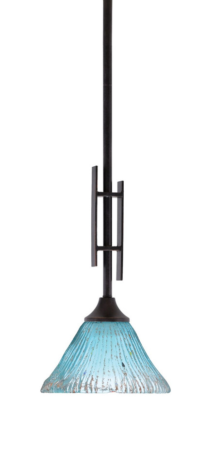 Toltec Lighting - 320-DG-458 - One Light Mini Pendant - Uptowne - Dark Granite
