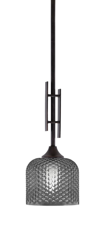 Toltec Lighting - 320-DG-4612 - One Light Mini Pendant - Uptowne - Dark Granite