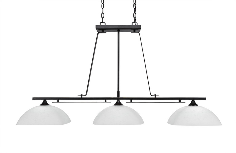 Toltec Lighting - 326-DG-466 - Three Light Billiard/Island - Uptowne - Dark Granite