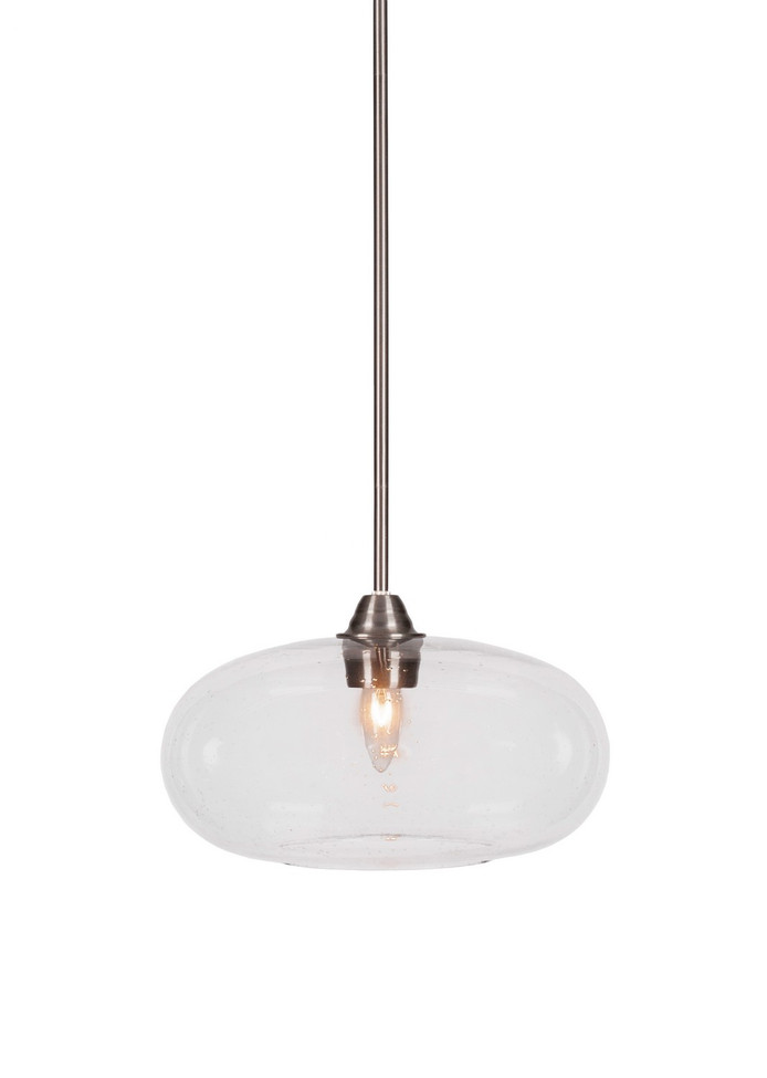 Toltec Lighting - 3401-BN-206 - One Light Pendant - Paramount - Brushed Nickel